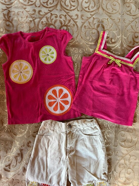 Gymboree Other - Gymboree, size 5, tan shorts and pink shirt and tank top